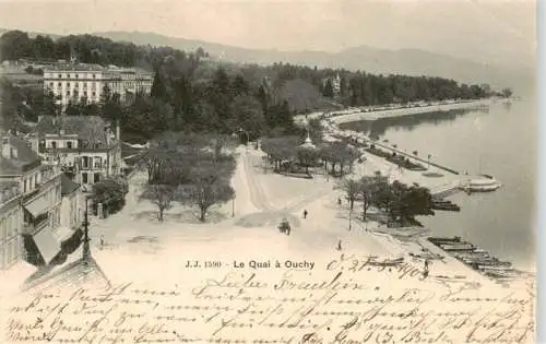 AK / Ansichtskarte  Ouchy_LAUSANNE_VD Le Quai Lac Léman