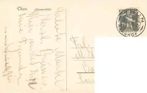 AK / Ansichtskarte  THUN_BE Strassenbild