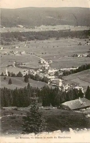 AK / Ansichtskarte  Le_Brassus_VD vu depuis la Route du Marchairuz