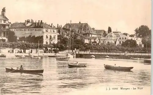 AK / Ansichtskarte  MORGES_VD Le Port Lac Léman