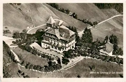 AK / Ansichtskarte  Les_Avants_VD Hôtel de Sonloup vue aérienne