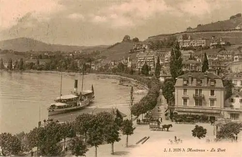AK / Ansichtskarte  MONTREUX__VD Le Port Lac Léman