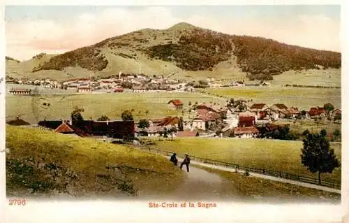 AK / Ansichtskarte  Sainte-Croix_Ste-Croix_VD Vue générale et la Sagne