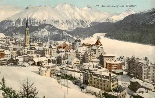 AK / Ansichtskarte  St_Moritz__SANKT_MORITZ_GR Winterpanorama