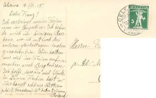 AK / Ansichtskarte  Celerina_GR Cresta-Kulm und Cresta Palace Alpen