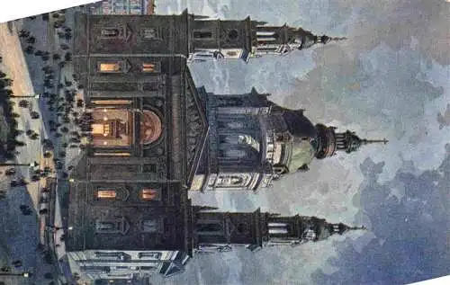 AK / Ansichtskarte  BUDAPEST_HU St. Stefans-Dom Kuenstlerkarte