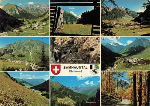 AK / Ansichtskarte  Samnauntal_GR Landschaftspanorama Alpen Tunnel Waldpartie