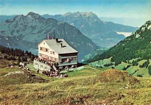 AK / Ansichtskarte  Brisenhaus Berghaus mit Stanserhorn und Pilatus