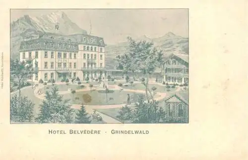 AK / Ansichtskarte  Grindelwald_BE Hotel Belvédère