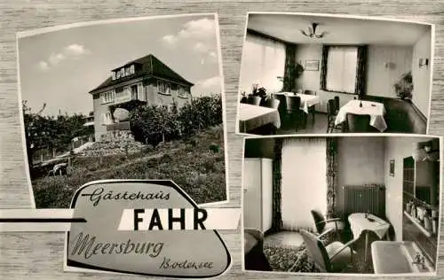 AK / Ansichtskarte 73970584 MEERSBURG_Bodensee Gaestehaus Fahr Gastraum Fremdenzimmer