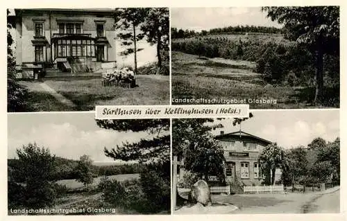 AK / Ansichtskarte  Sarlhusen_Schleswig-Holstein Gaestehaus Hotel Landschaftsschutzgebiet Glasberg Baeckerei