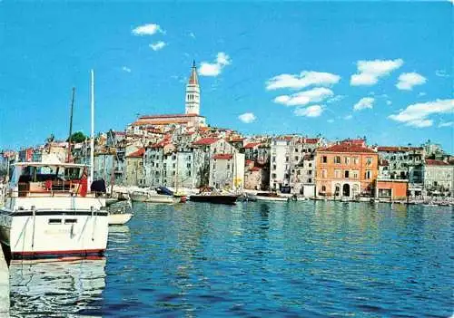 AK / Ansichtskarte 73970605 Rovinj_Rovigno_Istrien_Croatia Hafenpartie