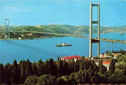 AK / Ansichtskarte 73970617 Istanbul_Constantinopel_TK Bogaziki Koepruesuenuen Beylerbeyinden goeruenuesue