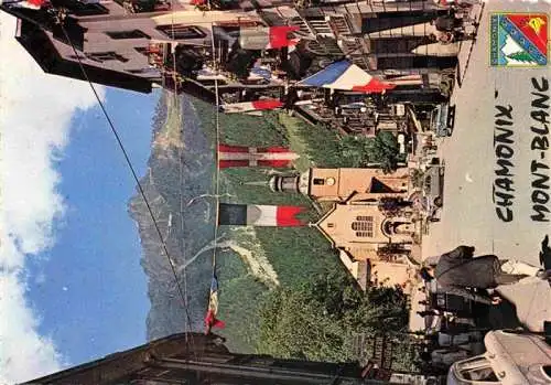 AK / Ansichtskarte  CHAMONIX_74_Haute-Savoie Eglise La Mairie et le Brevent