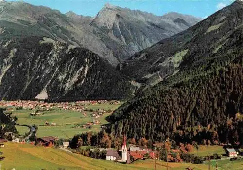 AK / Ansichtskarte  Finkenberg__Zillertal_Tirol_AT mit Mayrhofen und Brandbergkolm