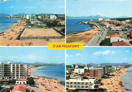 AK / Ansichtskarte 73970653 Can_Picafort_Mallorca_ES Strandpartien
