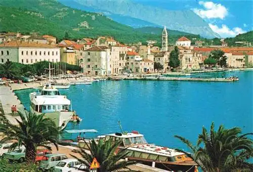 AK / Ansichtskarte 73970680 Makarska_Croatia Hafen Panorama