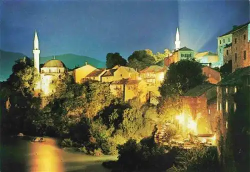 AK / Ansichtskarte 73970681 Mostar_Moctap_Bosnia_and_Herzegovina Altstadtpartie