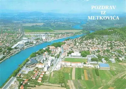 AK / Ansichtskarte 73970690 Metkovic_Croatia Fliegeraufnahme