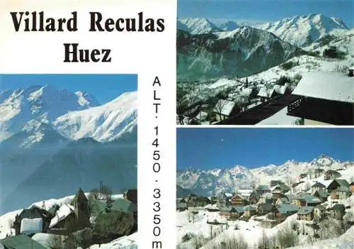 AK / Ansichtskarte  Villard-Reculas Huez Panorama Ortspartie