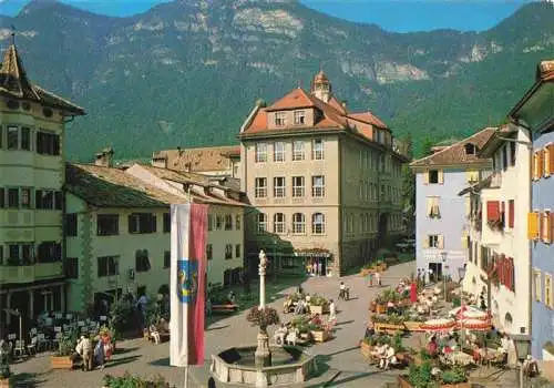 AK / Ansichtskarte  Kaltern_Caldaro_Suedtirol_IT Dorfplatz mit Mariensaeule