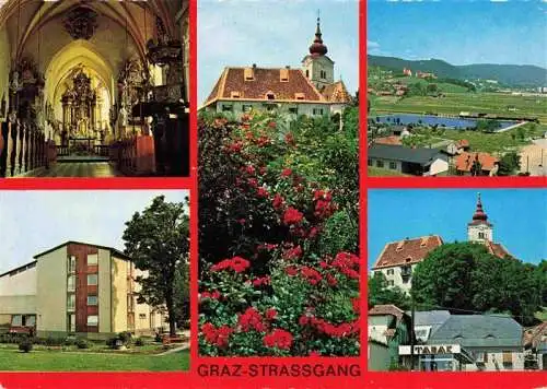 AK / Ansichtskarte 73970713 GRAZ__Steiermark_AT Strassgang Kirche Bad Altersheim