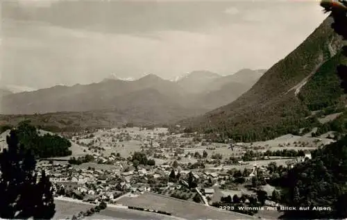 AK / Ansichtskarte  Wimmis_BE mit Blick auf die Alpen