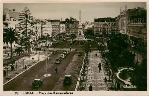 AK / Ansichtskarte  LISBOA_Lisbon_Lissabon_Lisbonne_PT Praca dos Restauradores Monumento