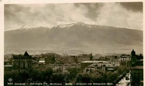 AK / Ansichtskarte  Sofia_Sophia_BG Panorama Blick gegen Witoscha Gebirge