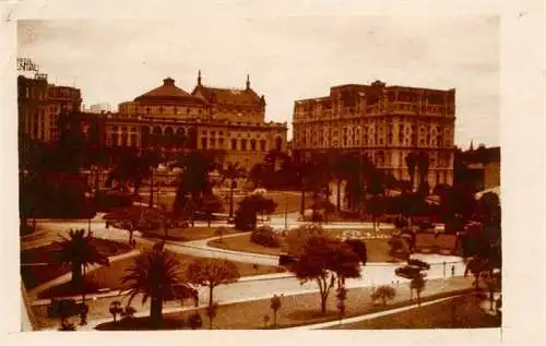 AK / Ansichtskarte  SAO_PAULO_Brazil Parque Anhangabahu com Teatro Municipal