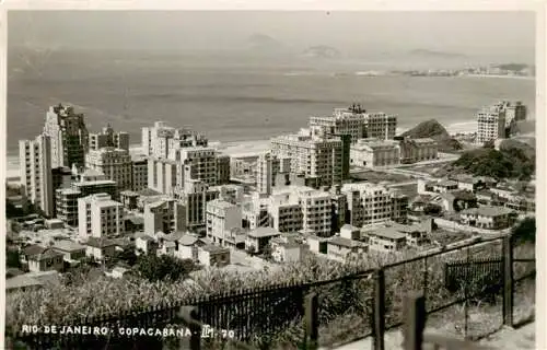 AK / Ansichtskarte  RIO_DE_JANEIRO_Brazil Panorama Copacabana