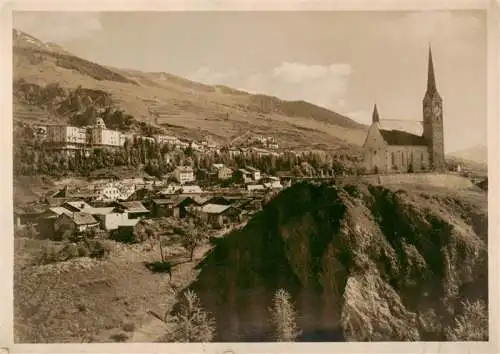 AK / Ansichtskarte  Tarasp_Schuls_Scuol_GR Ortsansicht mit Kirche