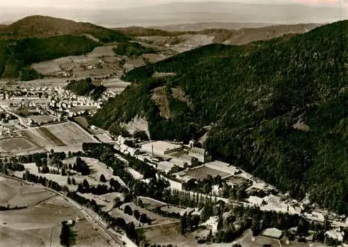 AK / Ansichtskarte 73970896 Gutach_Breisgau Panorama Blick ueber das Elztal mit Guetermann & Co. Industrie