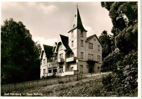 AK / Ansichtskarte 73970904 BAD_HARZBURG Haus Daheim Muettererholungsheim der evangelischen Frauenhilfe Braunschweig