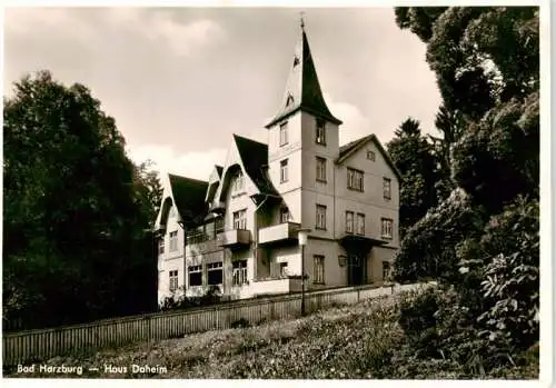 AK / Ansichtskarte  BAD_HARZBURG Haus Daheim Muettererholungsheim der evangelischen Frauenhilfe Braunschweig