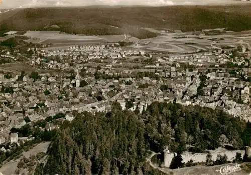 AK / Ansichtskarte  Tuttlingen Blick ueber Ruine Honburg auf die Stadt