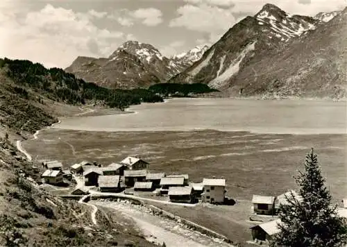 AK / Ansichtskarte  Isola_Silsersee_GR Panorama