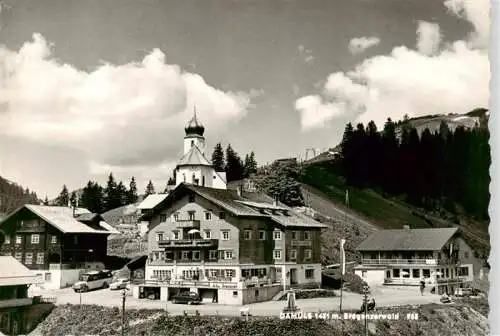 AK / Ansichtskarte  Damuels_Vorarlberg_AT Teilansicht Hotel Blick zur Kirche