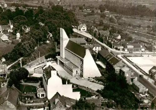 AK / Ansichtskarte  Ailly-sur-Somme_80 Eglise et la place vue aérienne