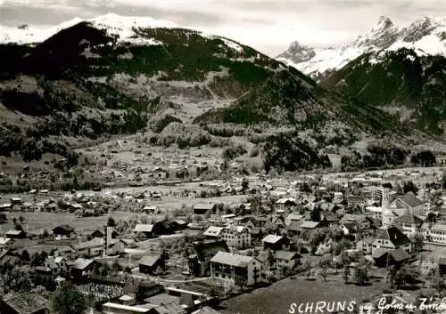 AK / Ansichtskarte  Schruns_Vorarlberg Panorama Alpen