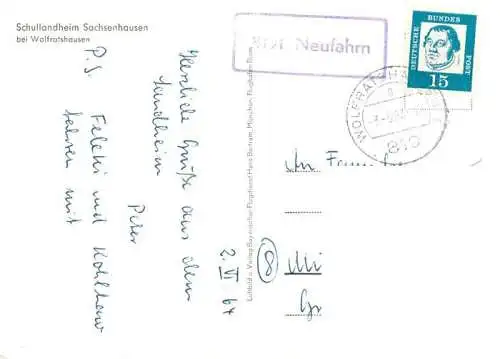 AK / Ansichtskarte 73970986 Wolfratshausen Schullandheim Sachsenhausen