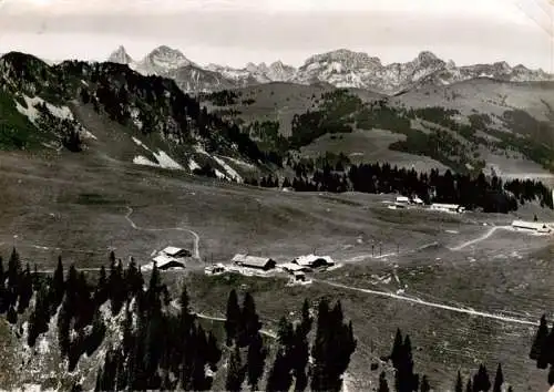 AK / Ansichtskarte  Hornberg_Saanenmoeser_BE Fliegeraufnahme