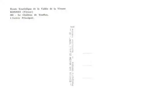 AK / Ansichtskarte  Bonnes_88_Vienne Le Chateau de Touffou L'Entree Principale