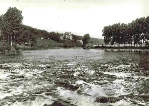 AK / Ansichtskarte  Bonnes_88_Vienne Ecluse sur la Vienne face au Chateau de Touffou