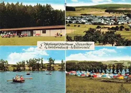 AK / Ansichtskarte 73971046 Waldernbach Erholungszentrum Seeweiher Gaststaette Weiher Panorama Camping