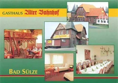 AK / Ansichtskarte  Bad_Suelze Gasthaus Alter Bahnhof Gastraeume Zimmer