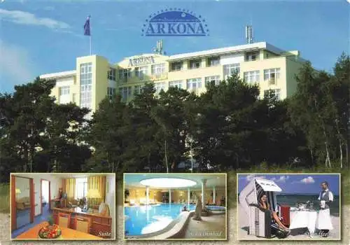 AK / Ansichtskarte 73971051 Binz_Ruegen Hotel Arkona Suite Schwimmbad Strandfeeling