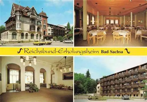 AK / Ansichtskarte  Bad_Sachsa_Harz Reichsbund Erholungsheim Gastraum Foyer