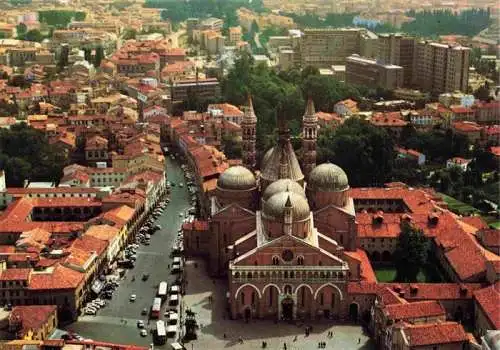 AK / Ansichtskarte  PADOVA_Veneto_IT Chiesa del Santovista dall aereo