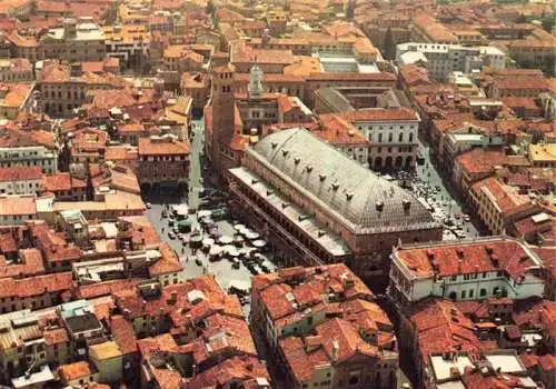 AK / Ansichtskarte  PADOVA_Veneto_IT Palazzo della Ragione vista dall aereo